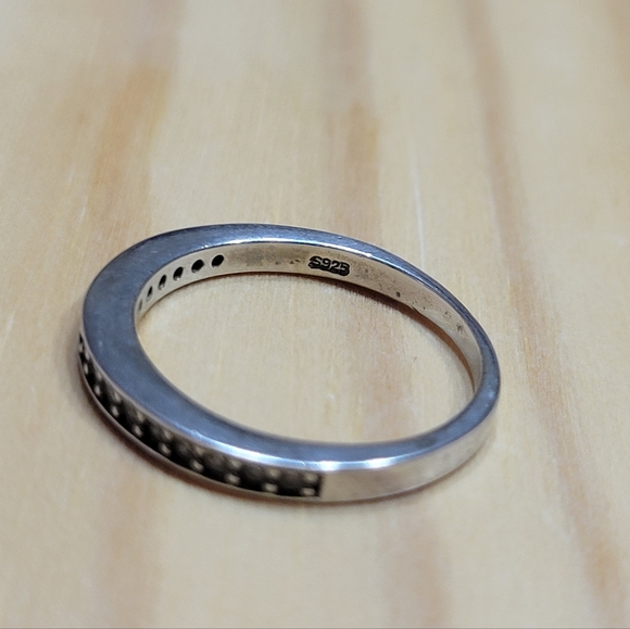 Eternity Silver Stackable Ring GUC - Picture 6 of 10